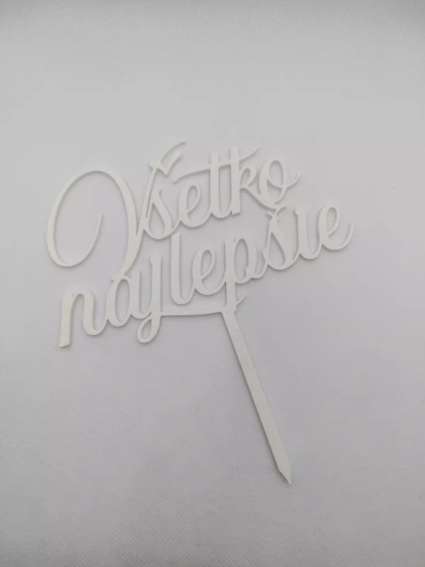 Zápich Všetko najlepšie-štyl 4