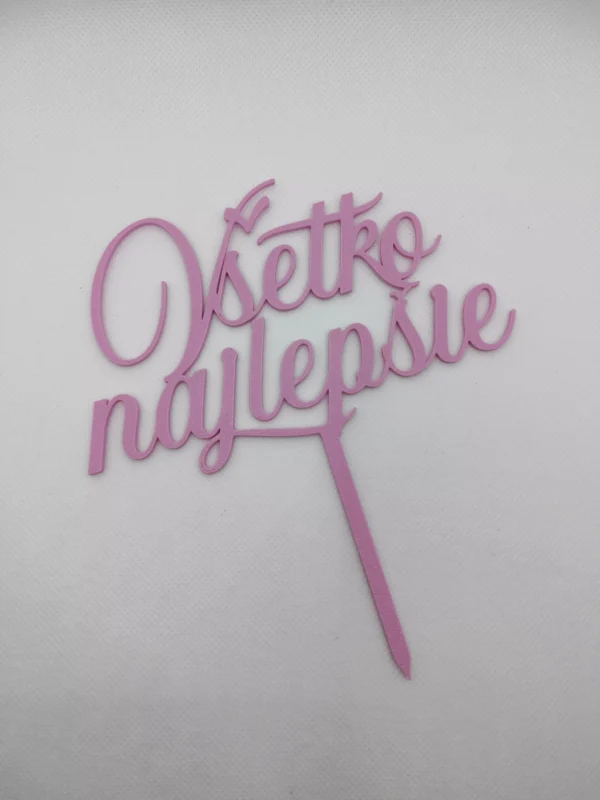 Zápich Všetko najlepšie-štyl 4 - Image 2