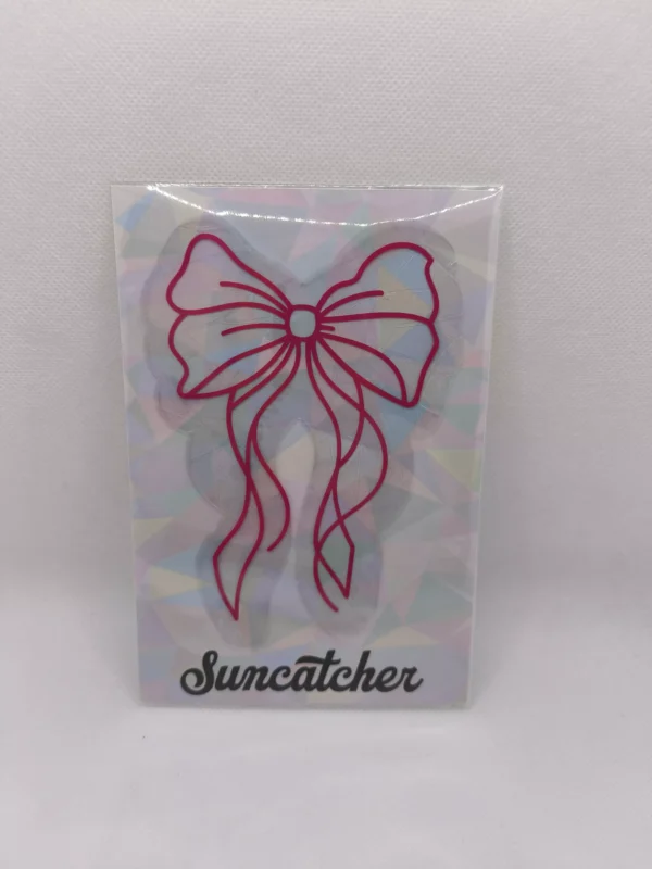 Suncatcher - ružová mašla