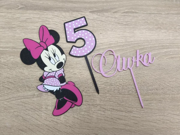 Set Minie s číslom a menom