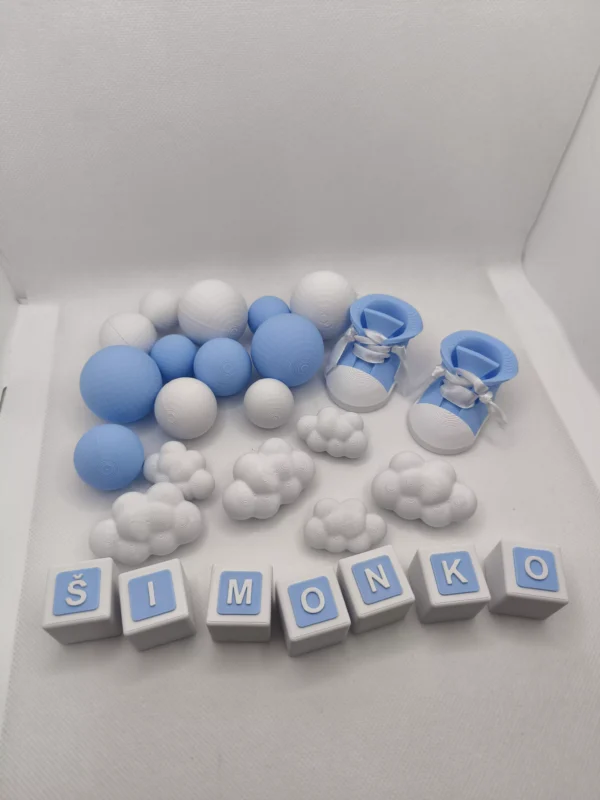 Dekorácia kocky s písmenkom - Image 2