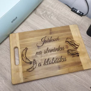 Gravírovaná doska na krájanie