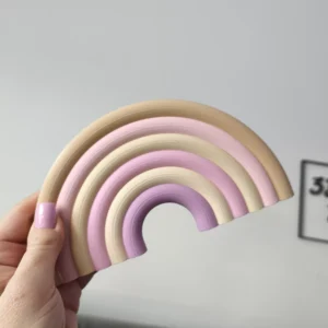 Bežovo ružová dúha