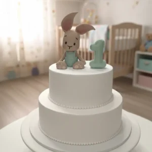 Zajačik v tračkách a s číslom