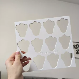 Forma na laskonky zajačie labky